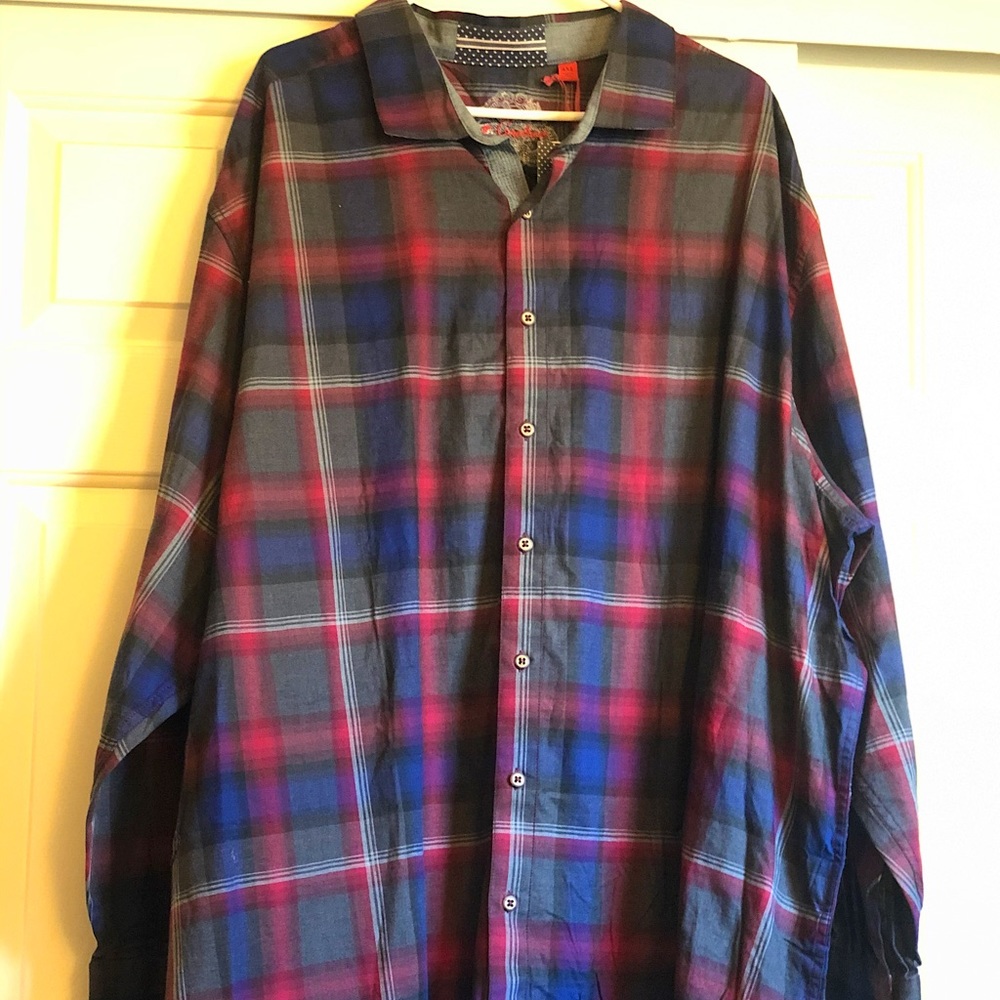 A Plaid Robert Graham Button shirt